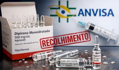 Anvisa determina recolhimento de lote de dipirona após identificação de desvio de qualidade