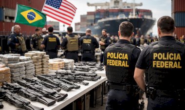 Acordo Brasil–Estados Unidos reforça combate ao tráfico internacional de armas e drogas