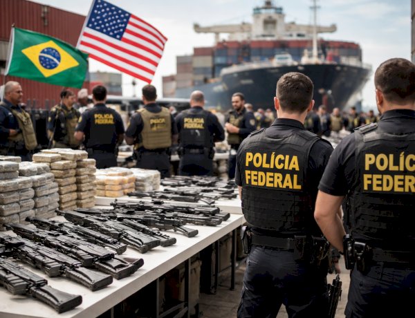 Acordo Brasil–Estados Unidos reforça combate ao tráfico internacional de armas e drogas