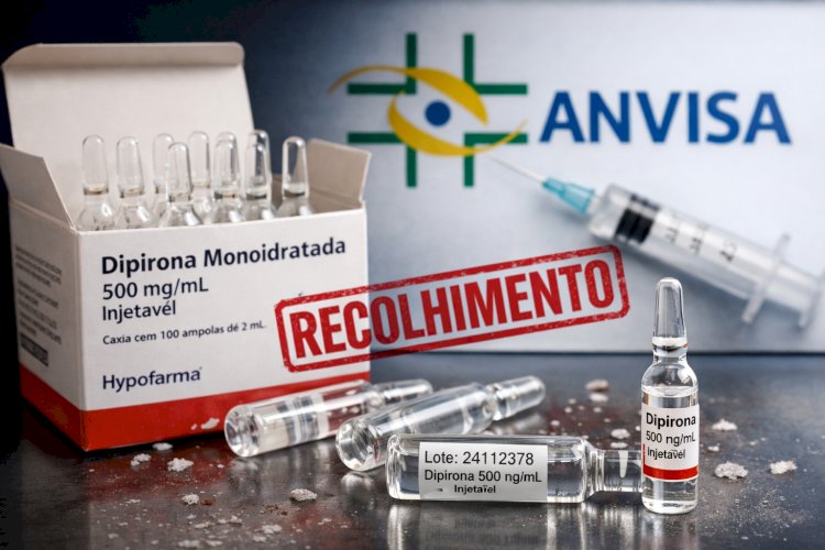 Anvisa determina recolhimento de lote de dipirona após identificação de desvio de qualidade